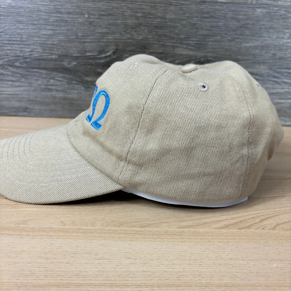 Alpha Tau Omega Hat Cap Strap Back Brown Tan One Size‎ Adjustable